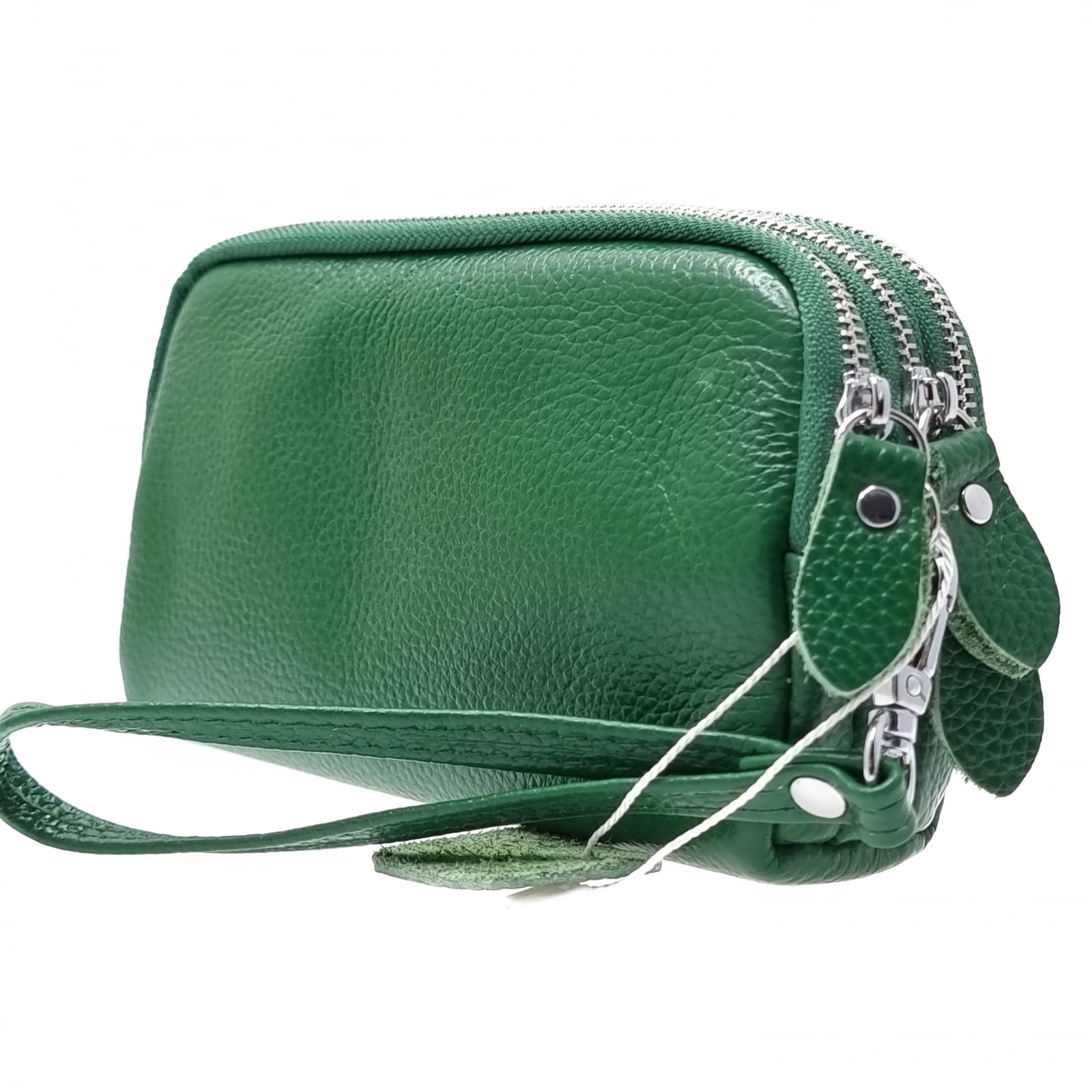 Portofel Damă Din Piele Naturală Verde 56508