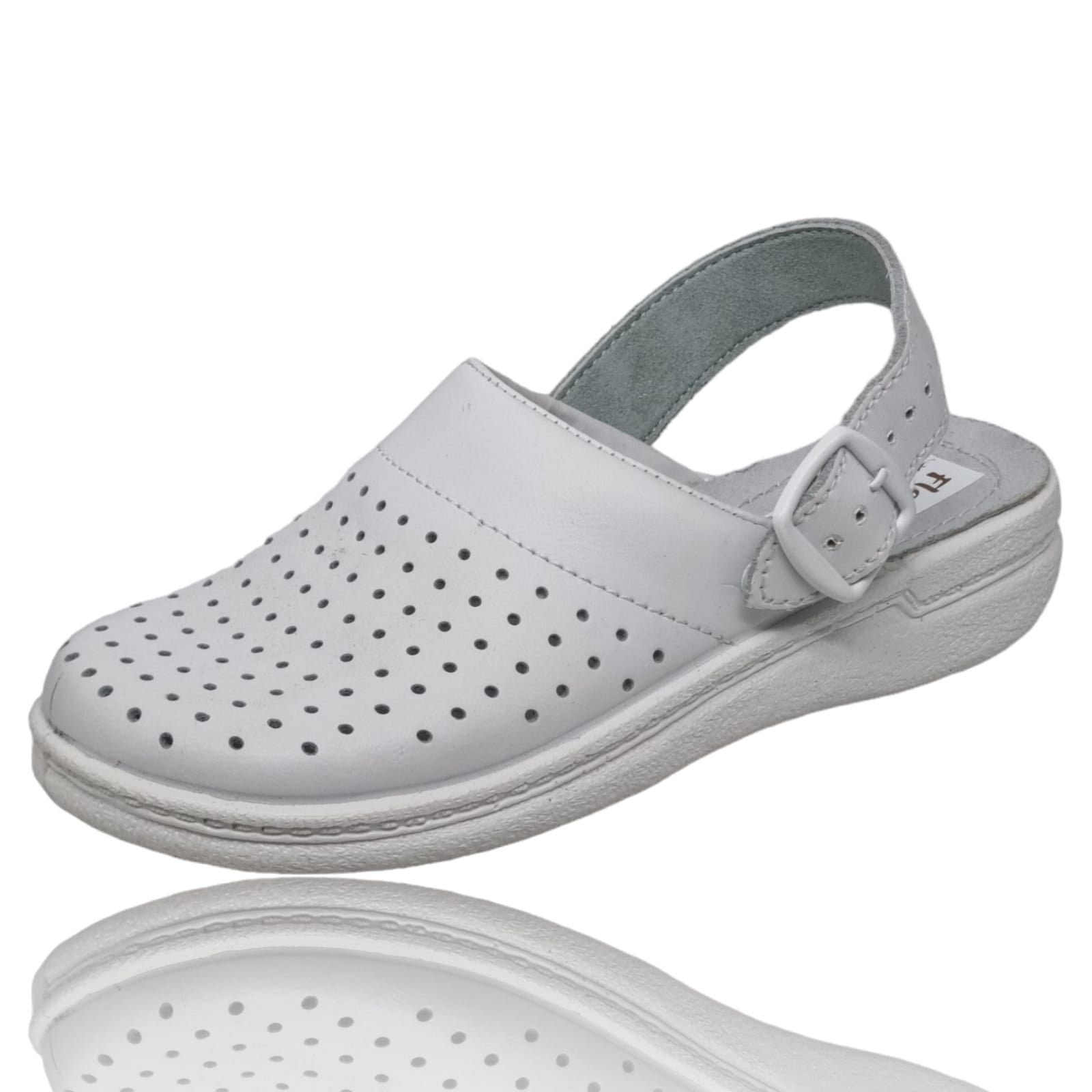 Sandale Sanitare Damă Din Piele Naturală 8118