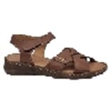 Sandale Damă Din Piele Naturală Maro 13658