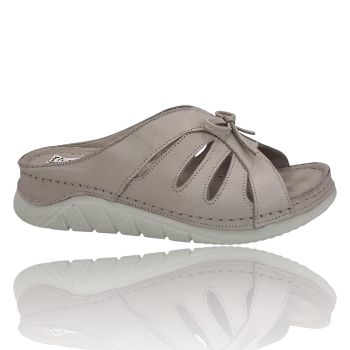 Sandale Damă Casual Confort Din Piele Naturală Bej 13745