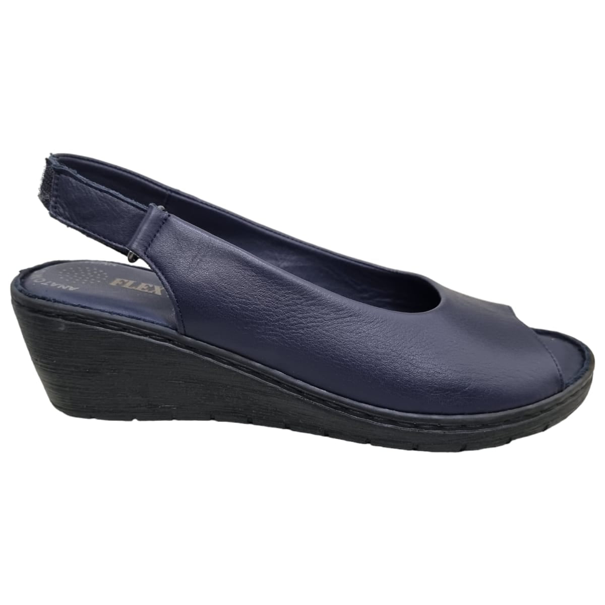 Sandale Damă Din Piele Naturală Blue 13605