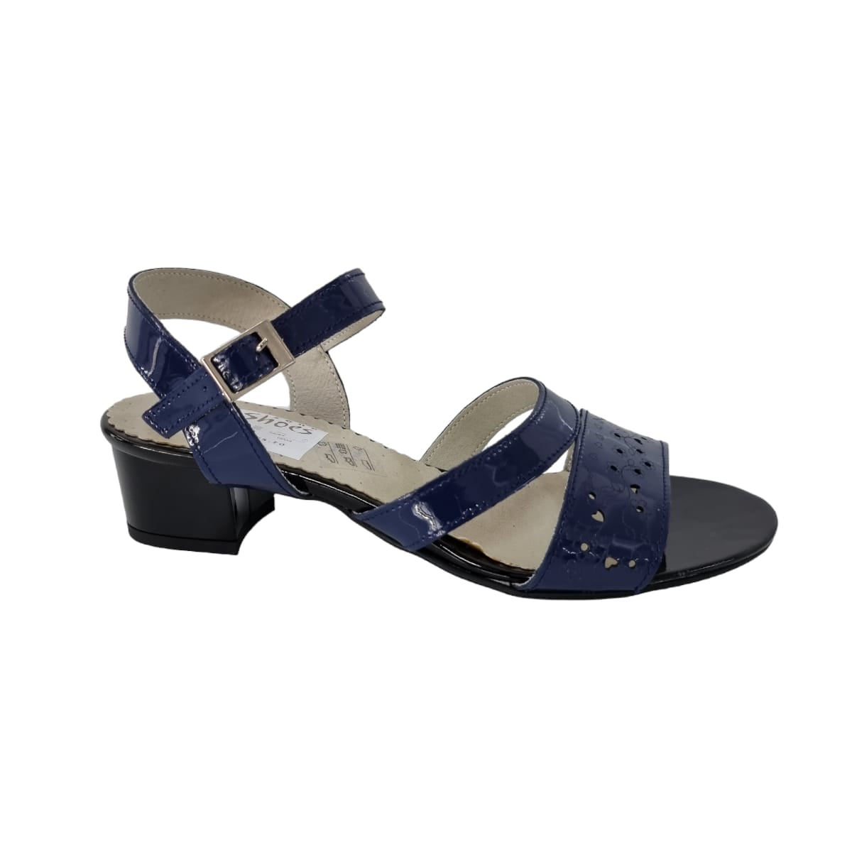 Sandale Damă Elegante Din Piele Naturală Blue 6542