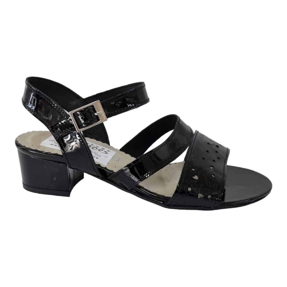 Sandale Damă Elegante Din Piele Naturală Negru 6554