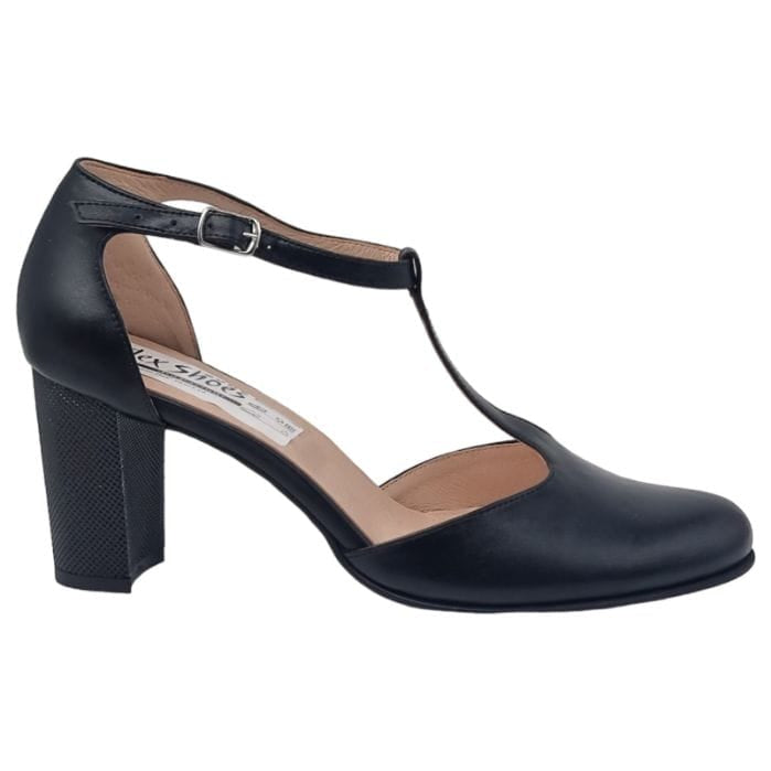 Pantofi Damă Eleganți Din Piele Naturală Negru 20514