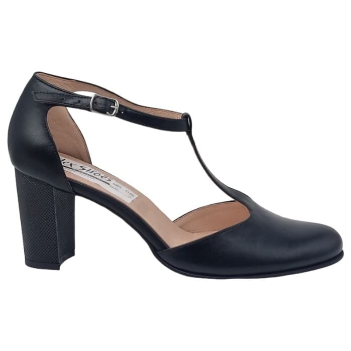Pantofi Damă Eleganți Din Piele Naturală Negru 20514