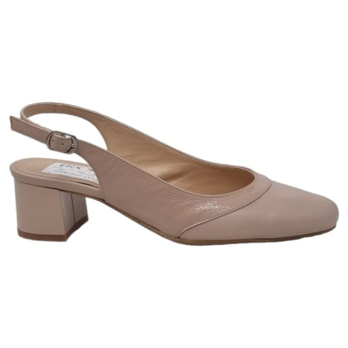 Pantofi Damă Eleganți Din Piele Naturală Nude 20520